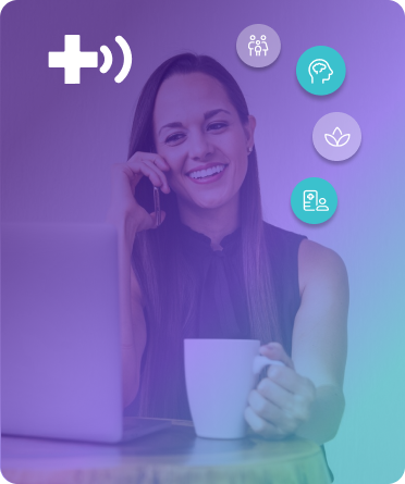 Mujer hablando al telefono